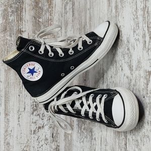 Converse CTAS Black Canvas Hi Top Sneakers